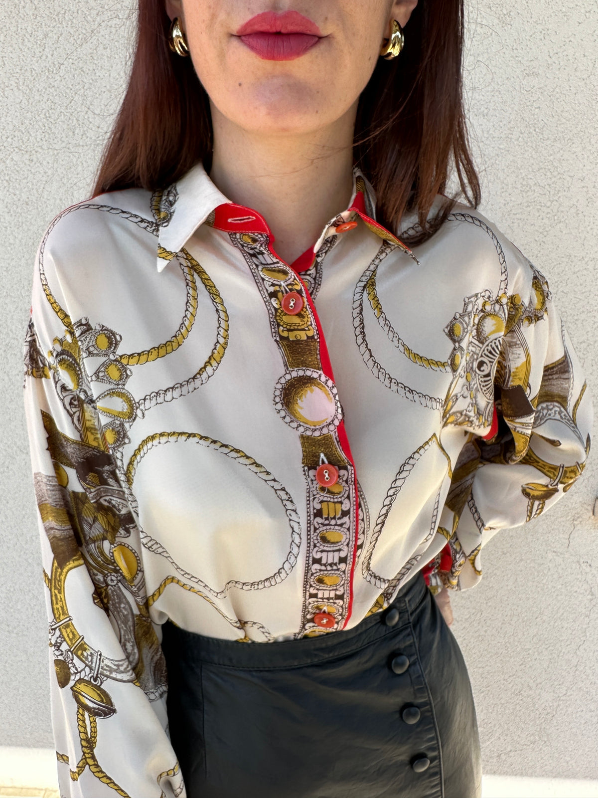 Camicia Stampa Barocca