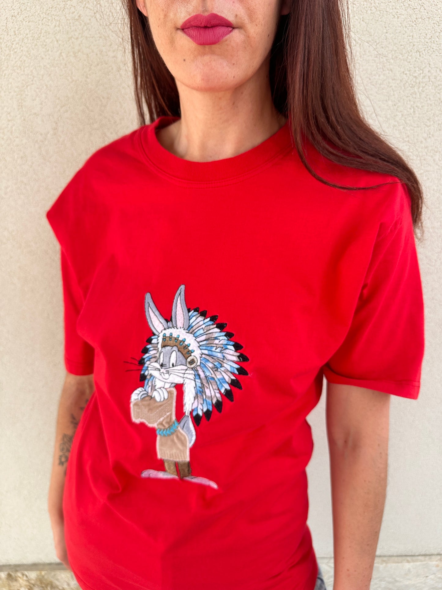 T-shirt Bugs Bunny "Capo Indiano"