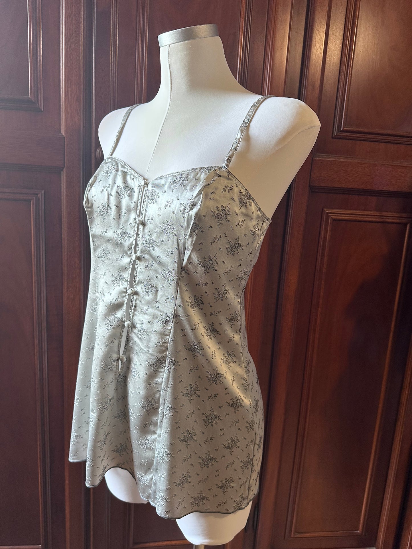 Silk Floral Slip Top — Lejaby