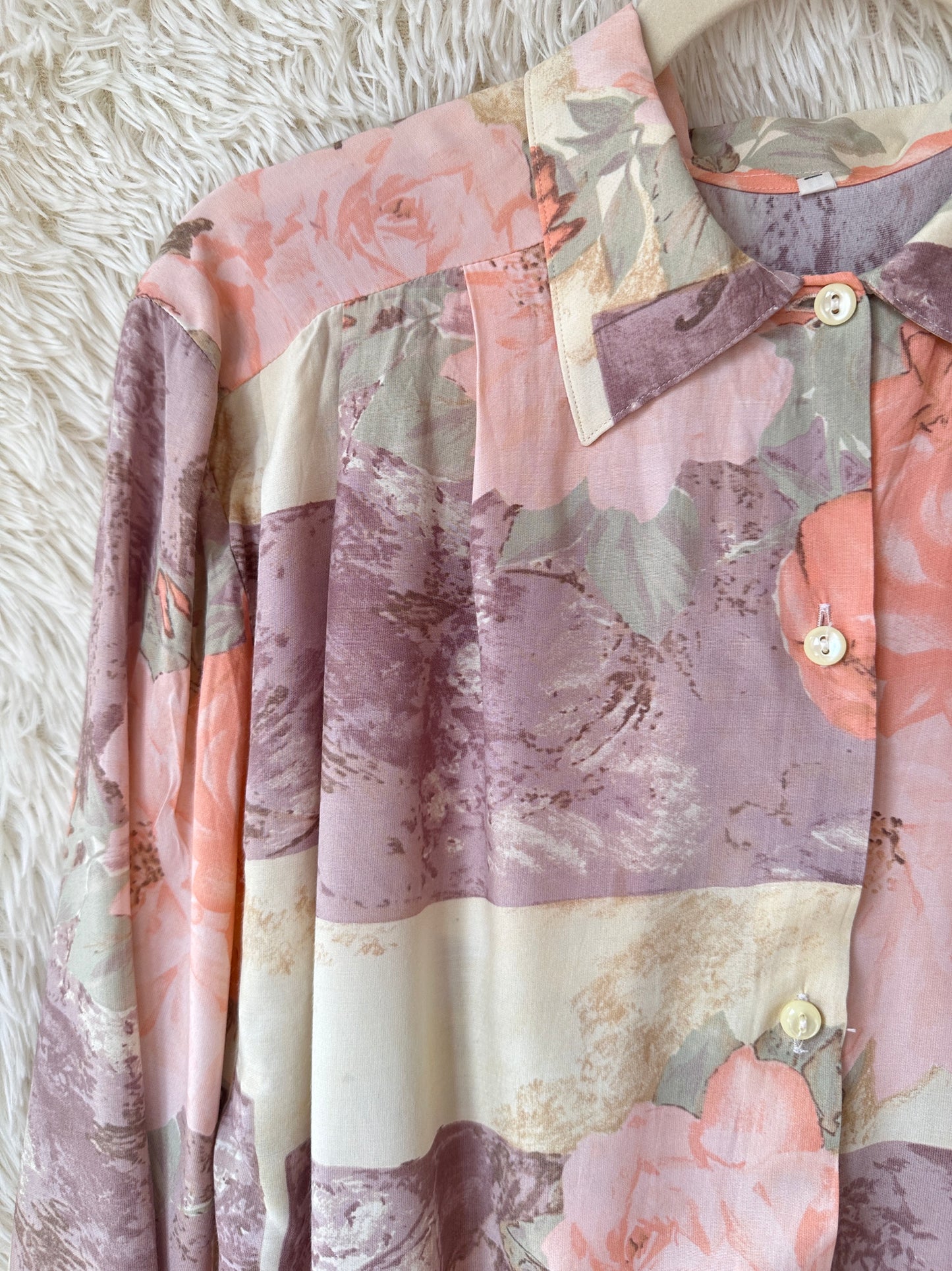Camicia panelli rose