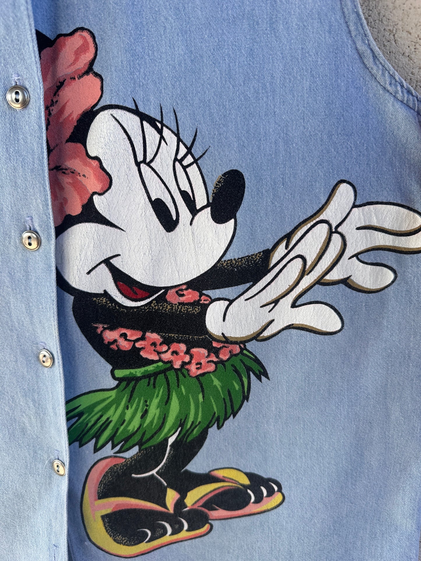 Camicia smanicata Disney by Jerry Leigh “Minnie Hula”