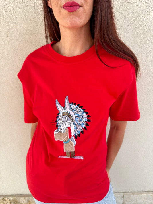 T-shirt Bugs Bunny "Capo Indiano"