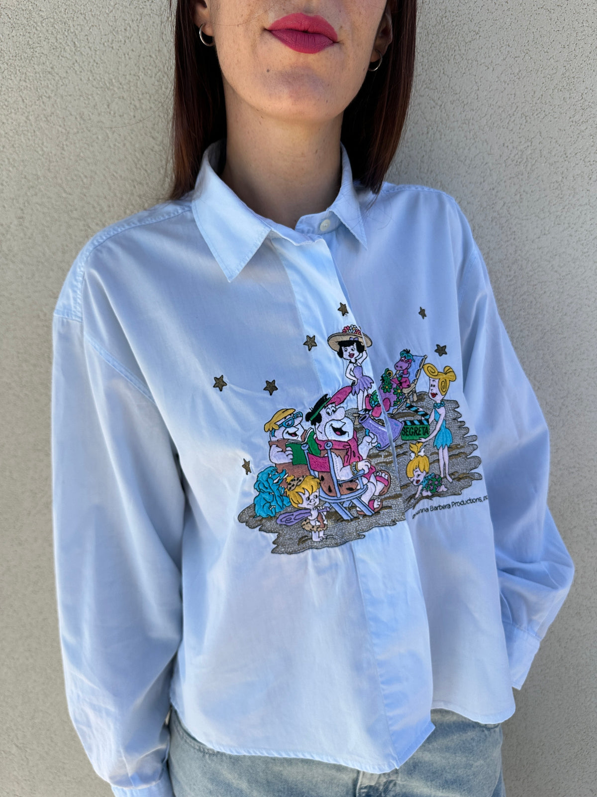 Camicia Flintstones sotto le stelle