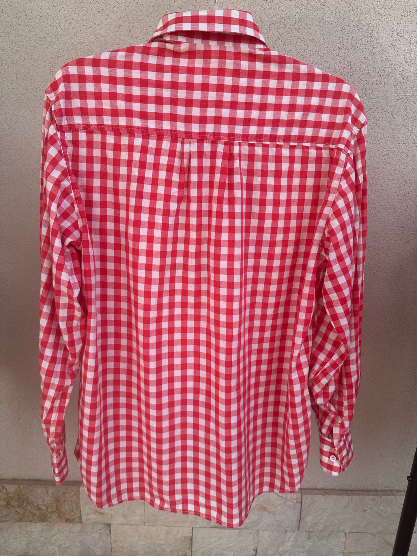 Camicia goofy vichy rosso