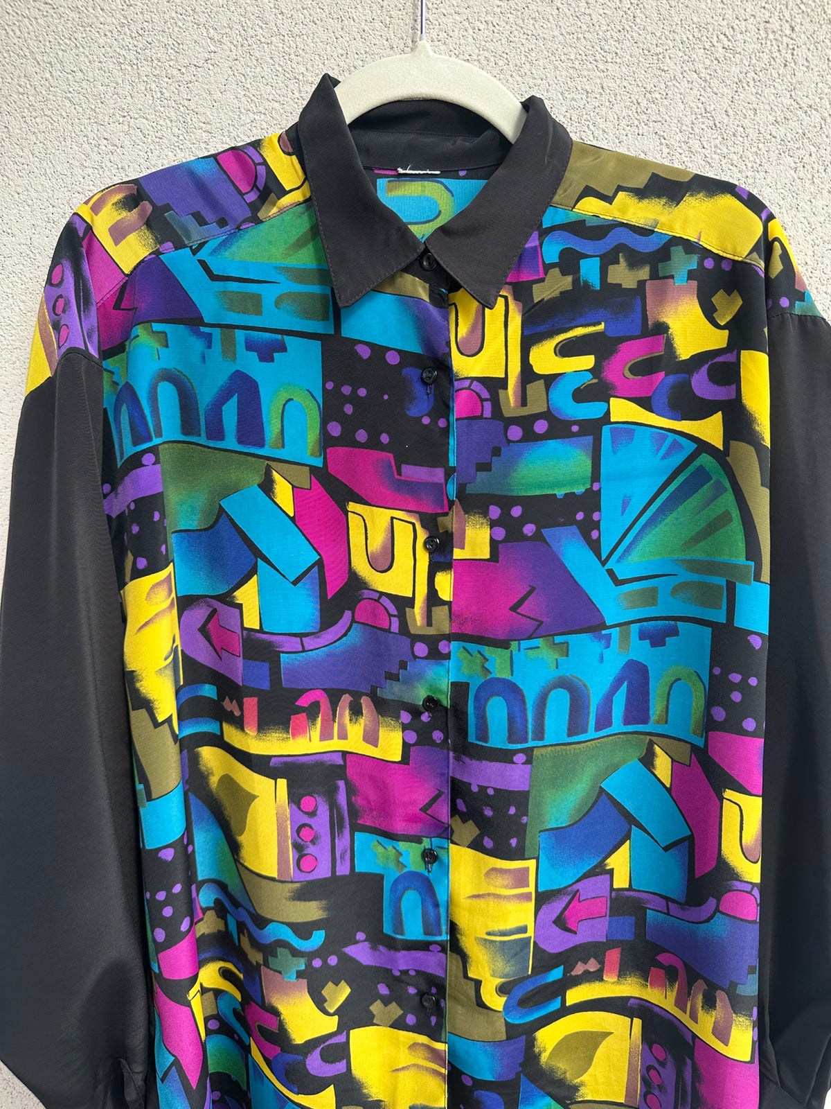 Camicia stampa astratta