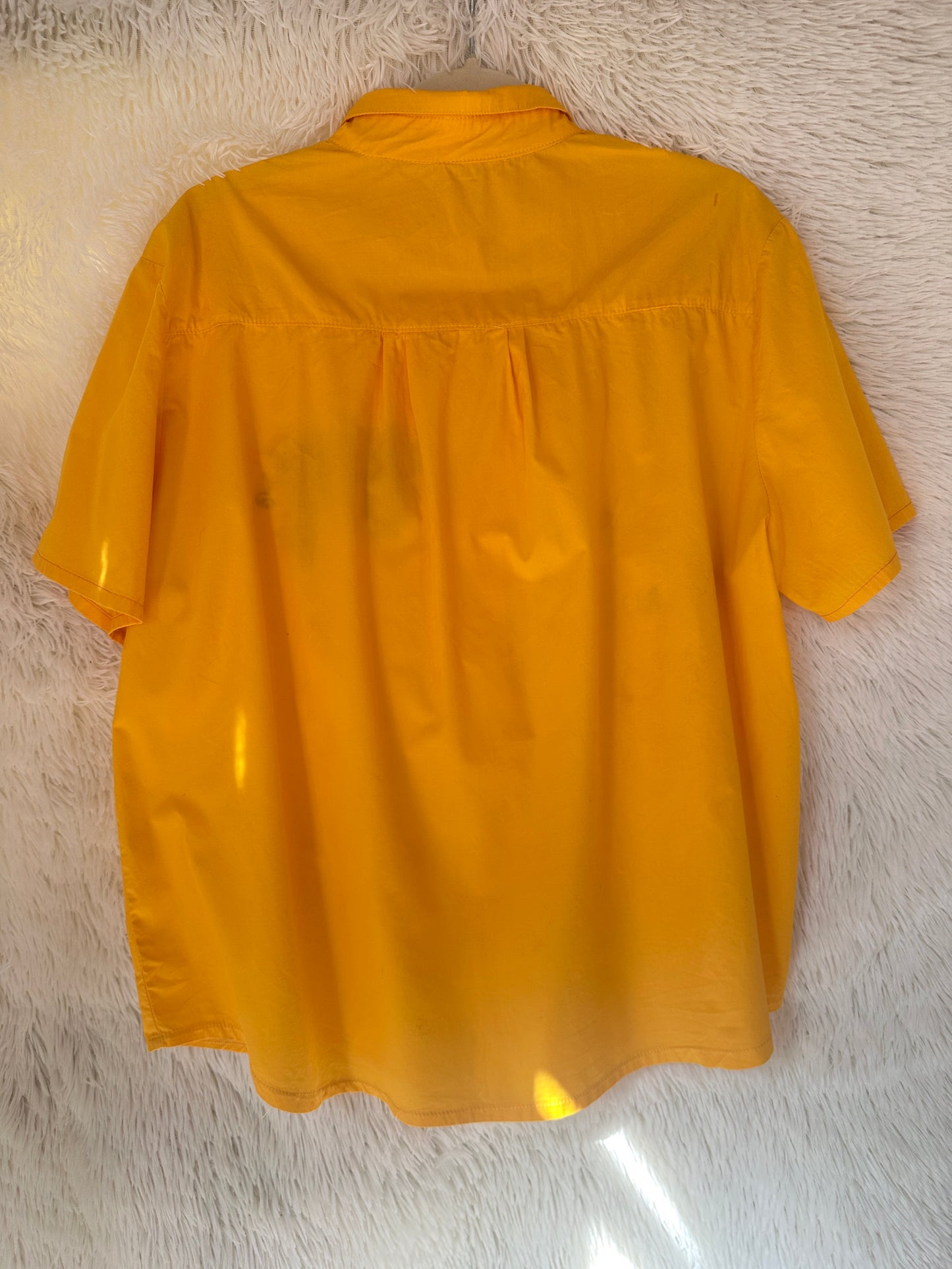 Camicia Vintage Disney 101 Dalmata gialla Patch Check