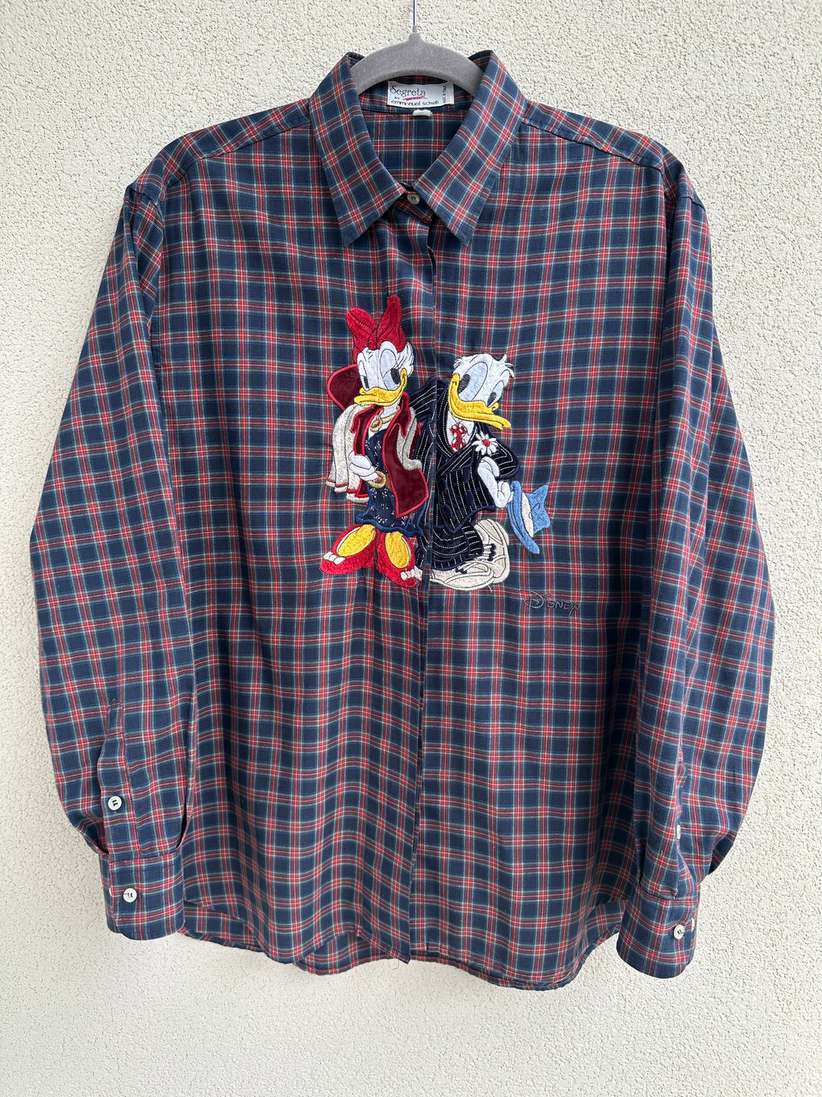 Camicia Paperino e Paperina tartan