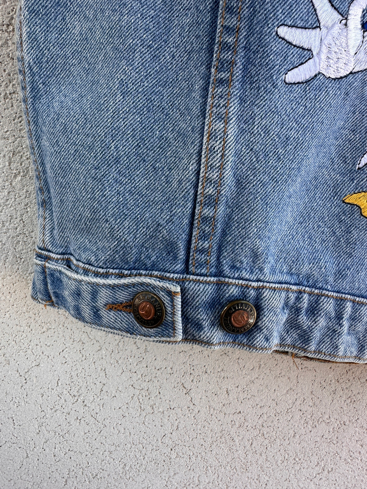 Gilet denim vintage Donald & Daisy