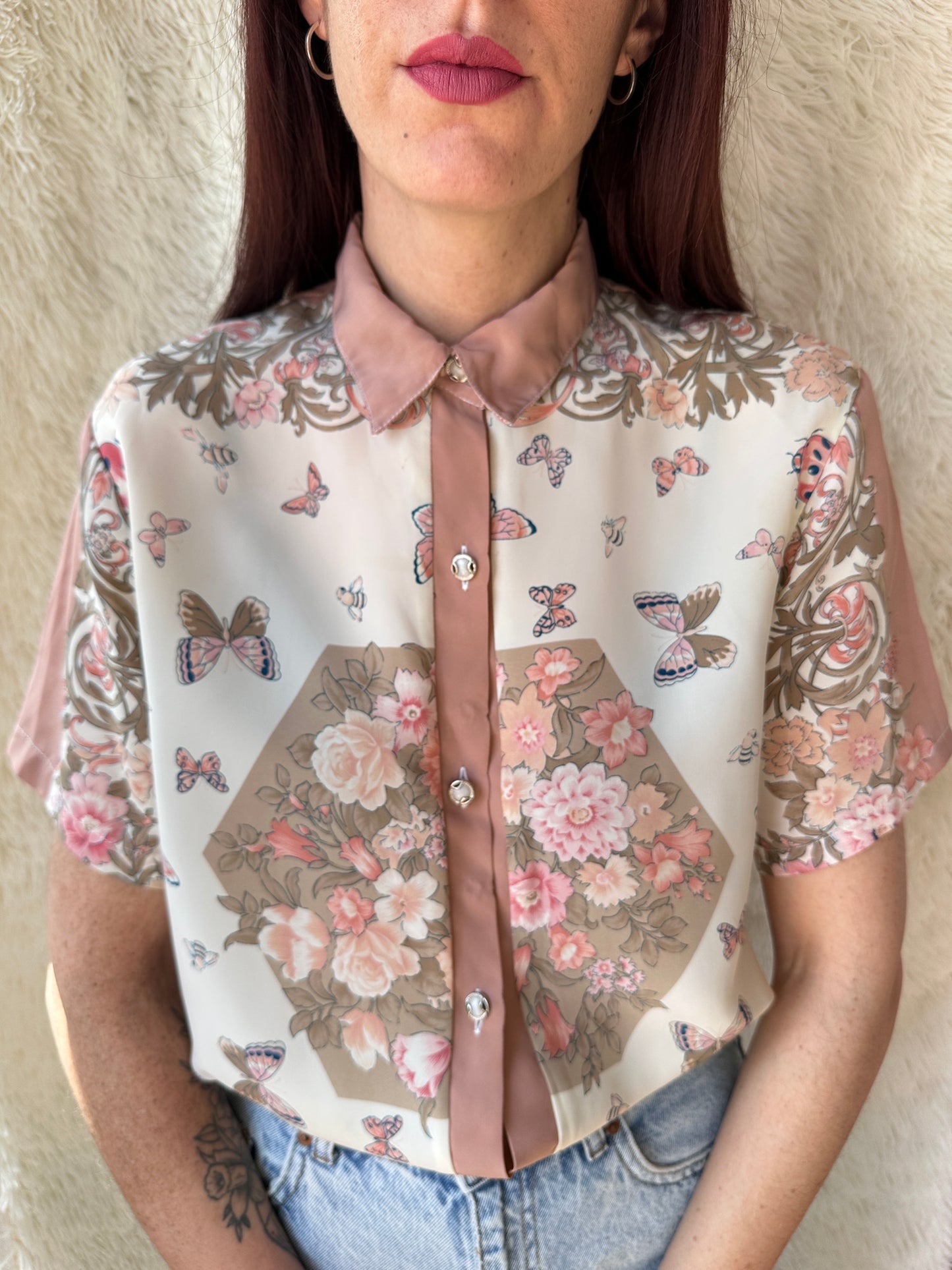 Camicia farfalle