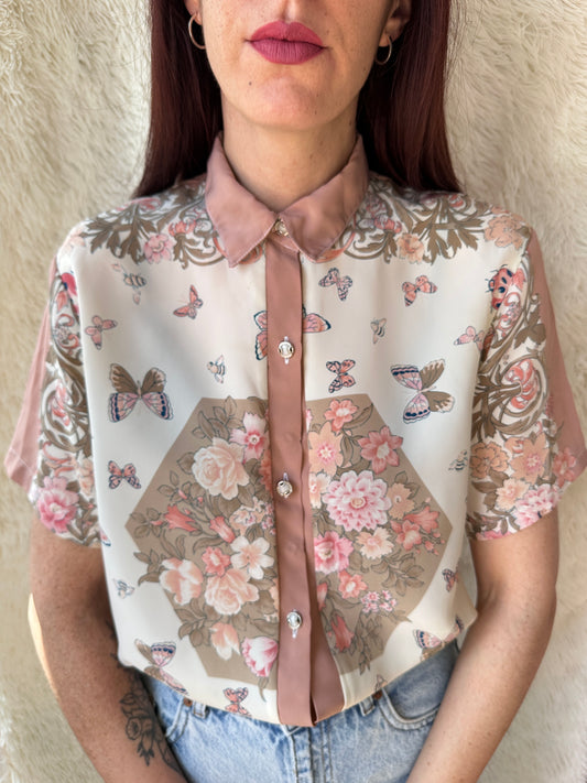 Camicia farfalle