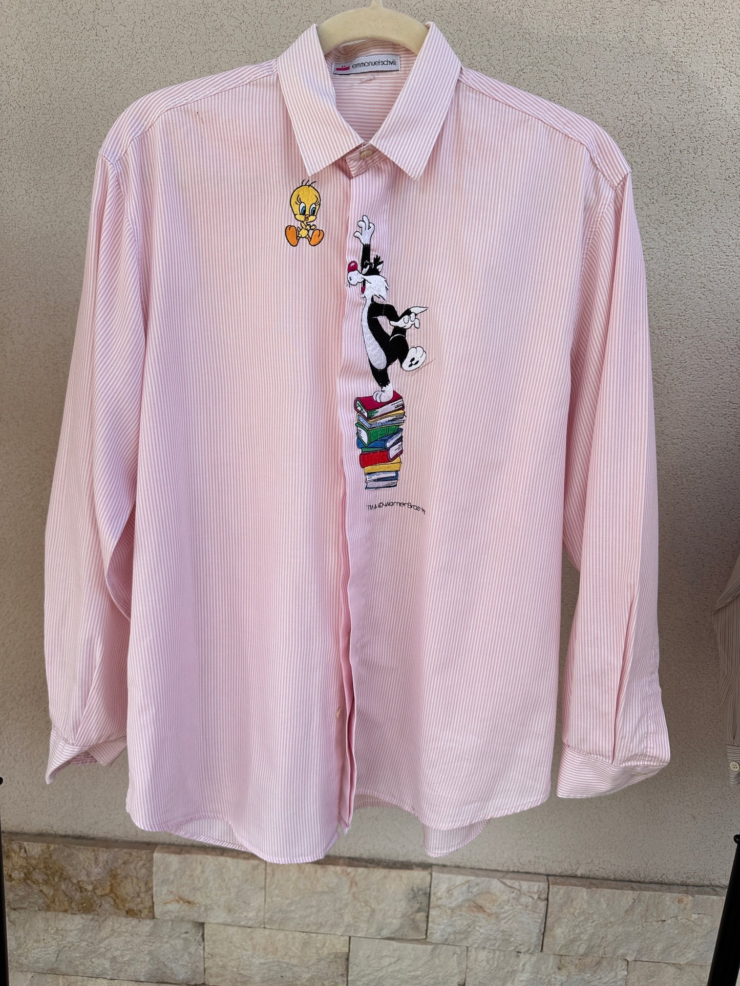 Camicia vichy Titti e Silvestro