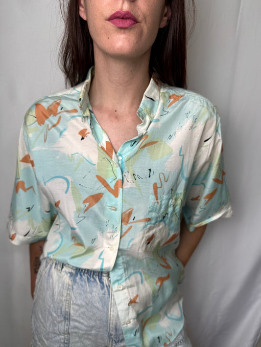 Camicia vintage astratta