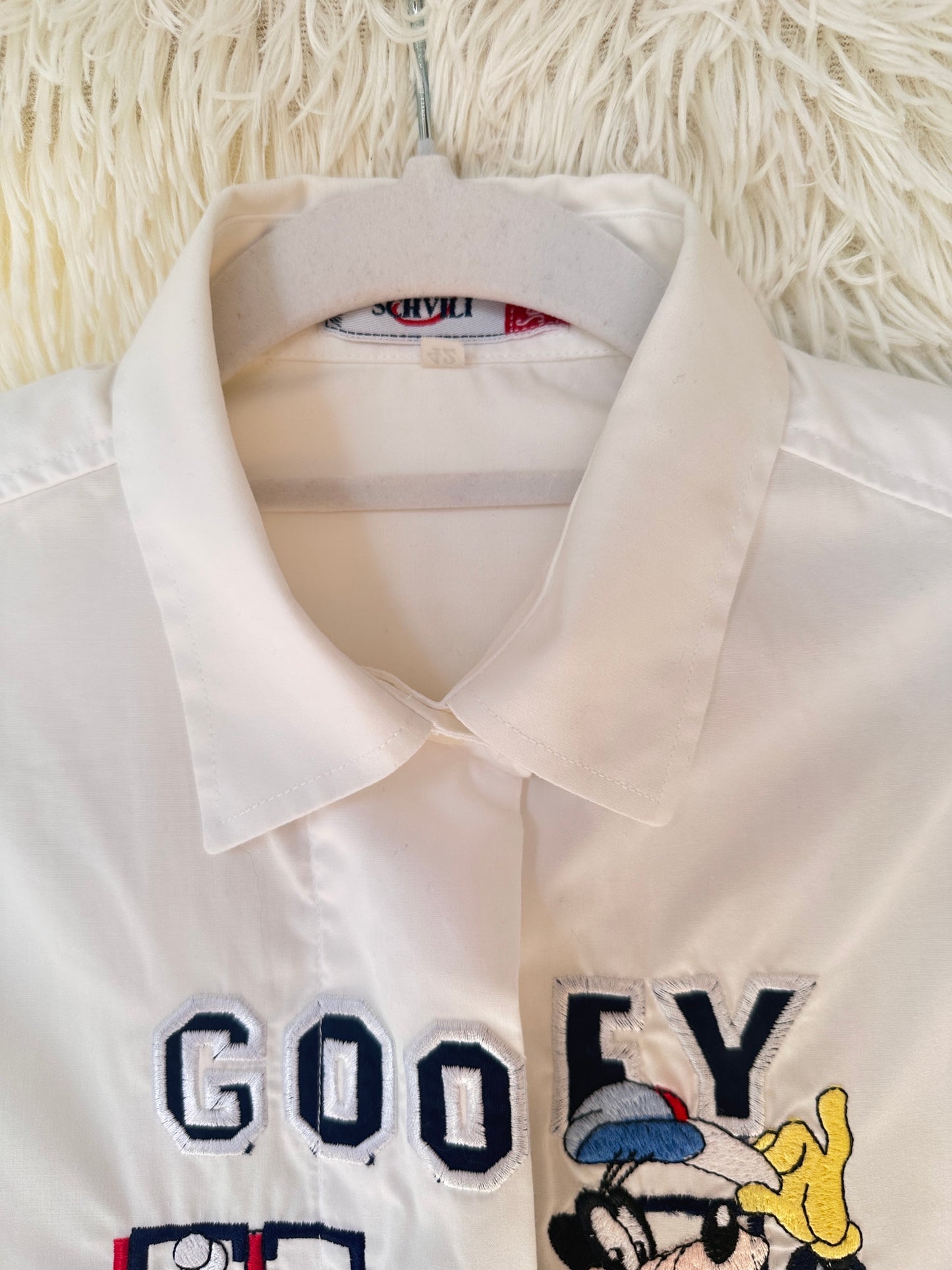 Camicia bianca Goffy university