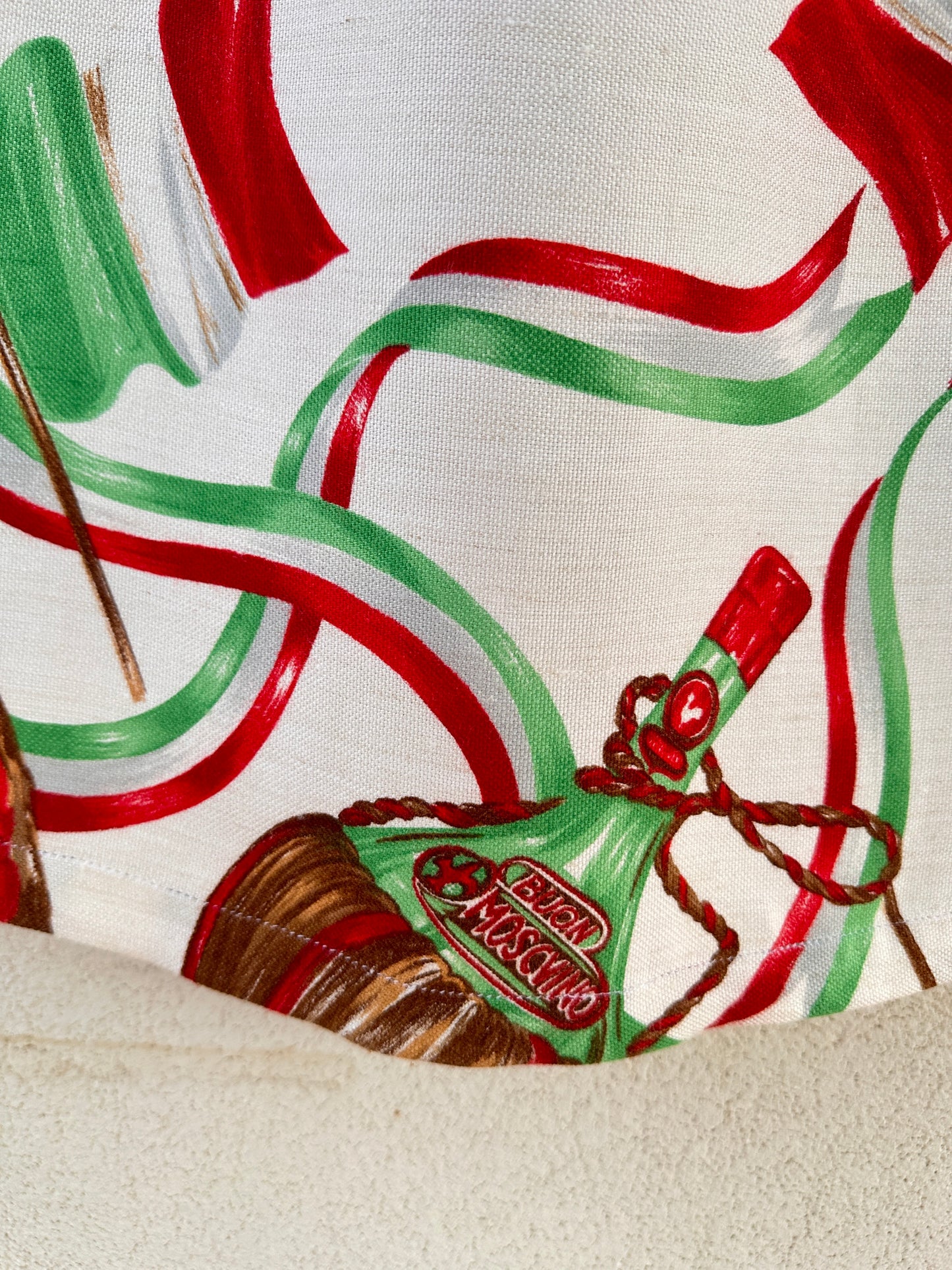 Moschino Jeans Vintage – Abito “Pizza & Chianti” anni ’80