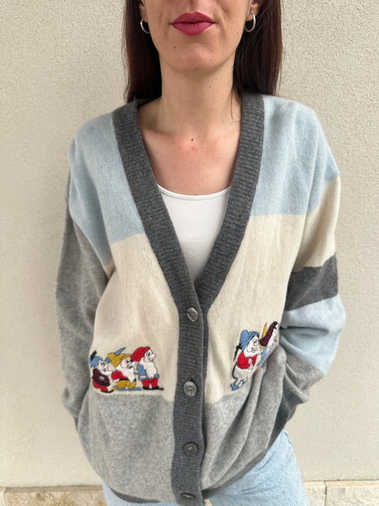 Cardigan Sette Nani Oversize Color Block