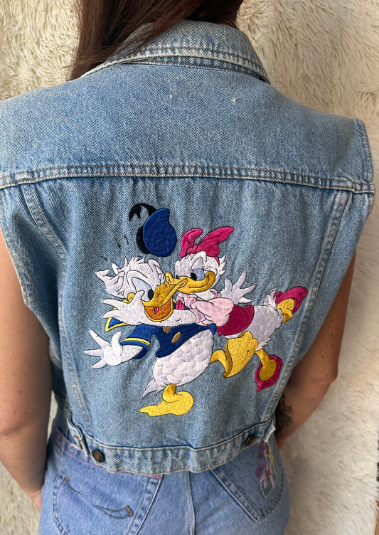 Gilet denim vintage Donald & Daisy