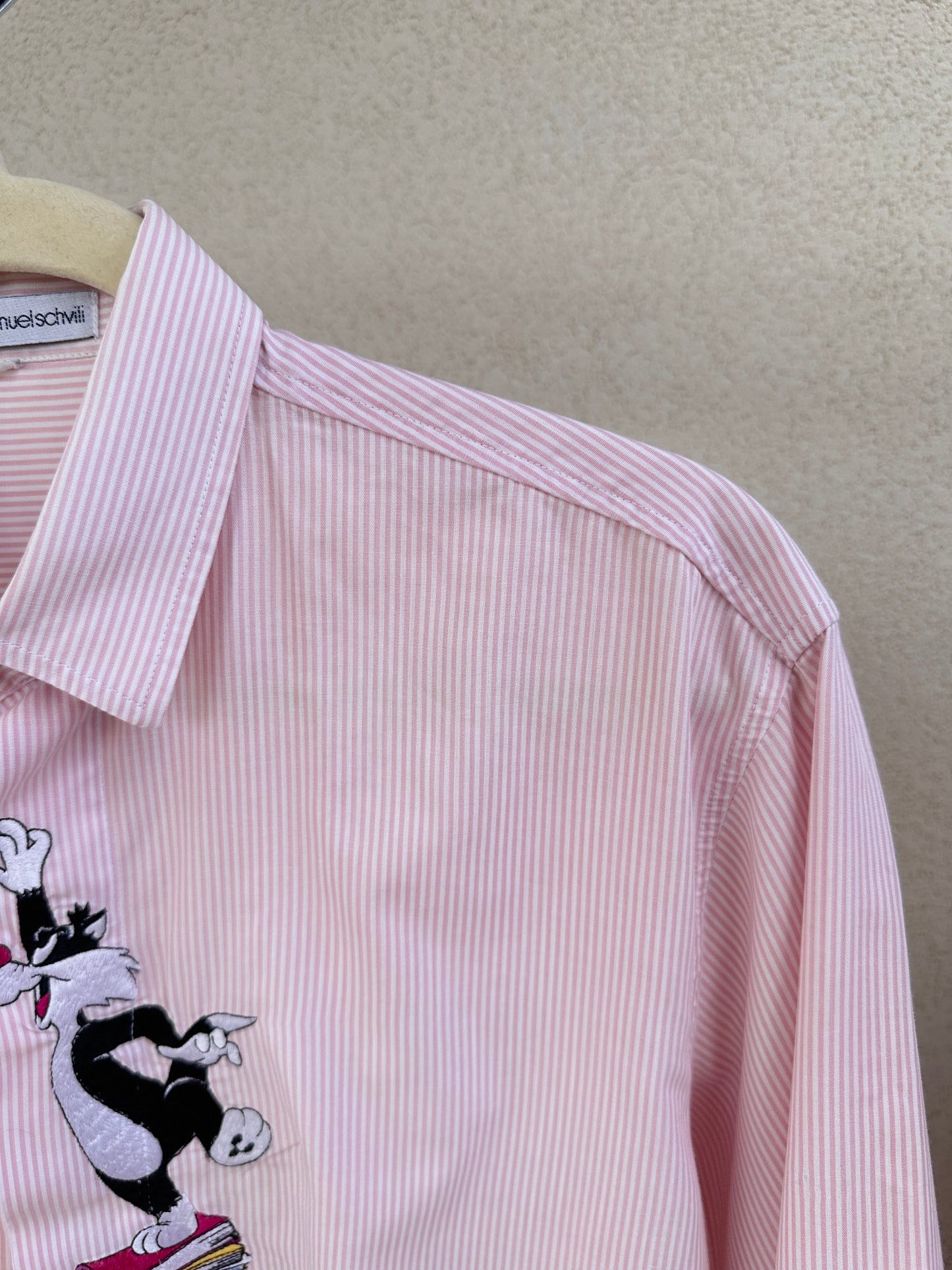 Camicia vichy Titti e Silvestro