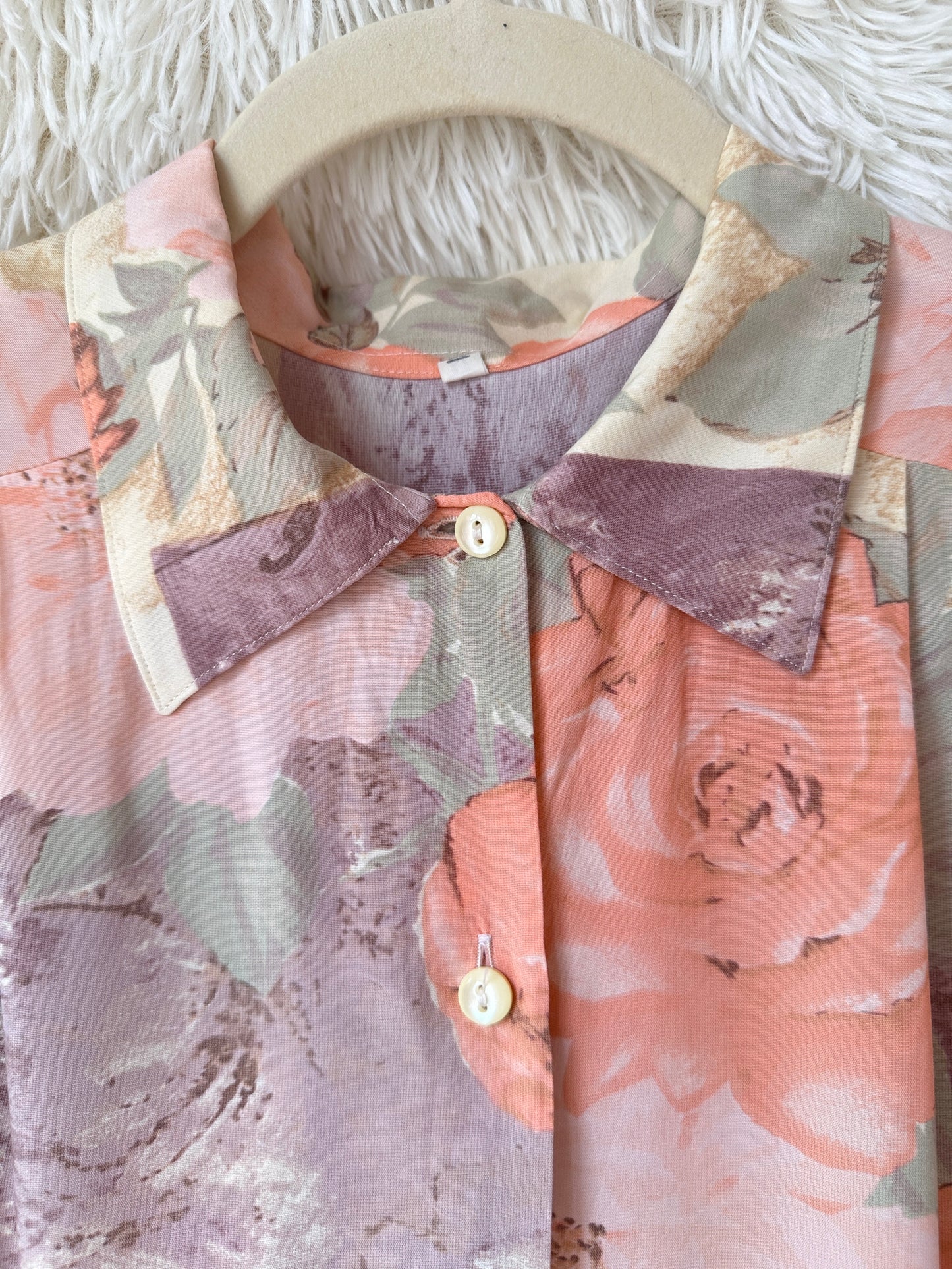 Camicia panelli rose