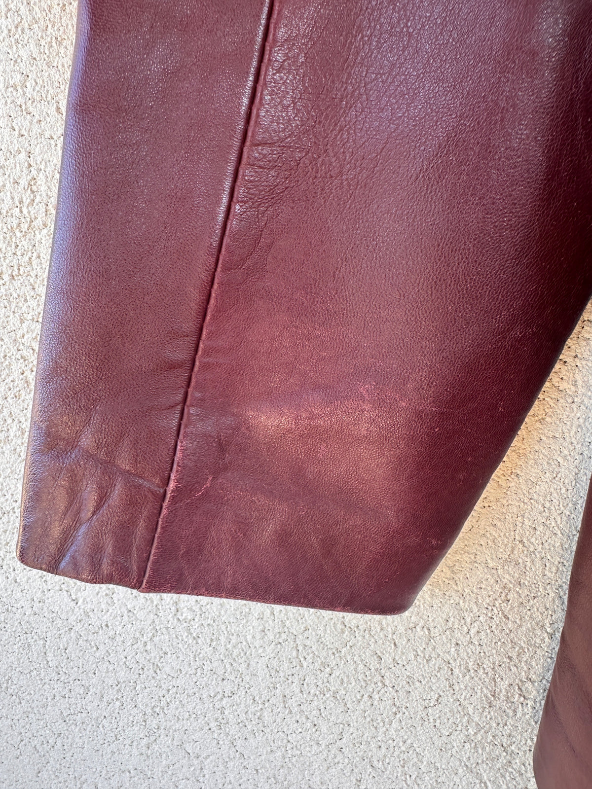 Giacca pelle bourdeux