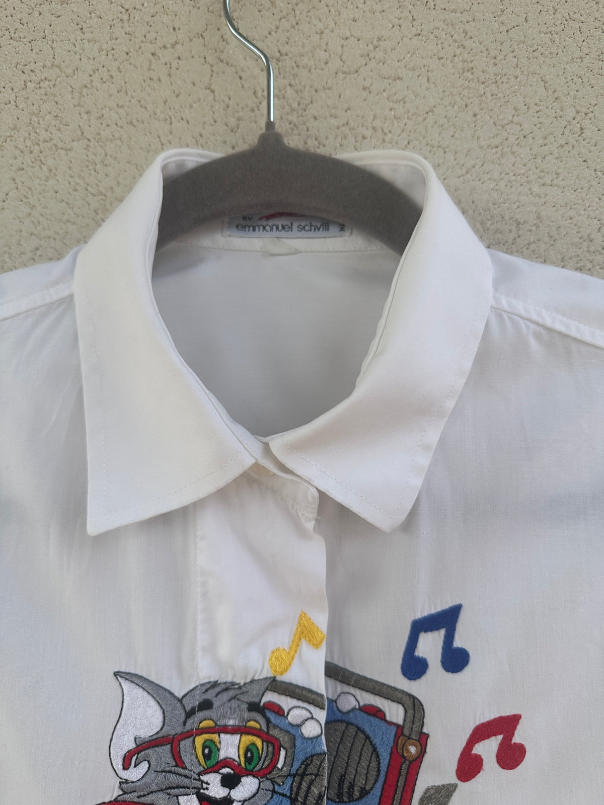 Camicia Tom e Jerry Pop bianca
