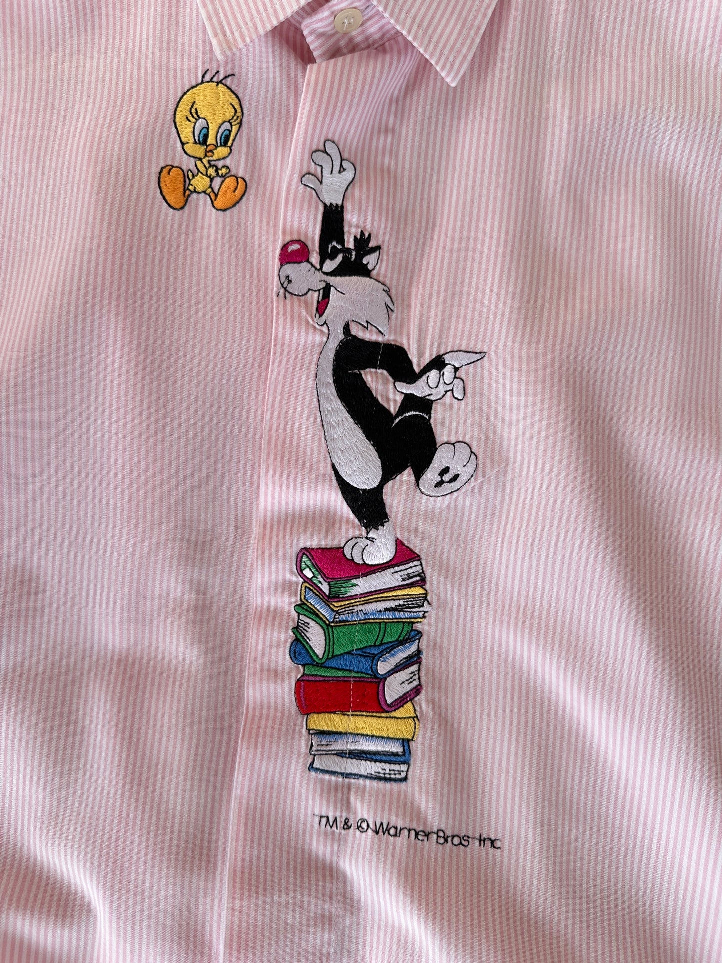 Camicia vichy Titti e Silvestro
