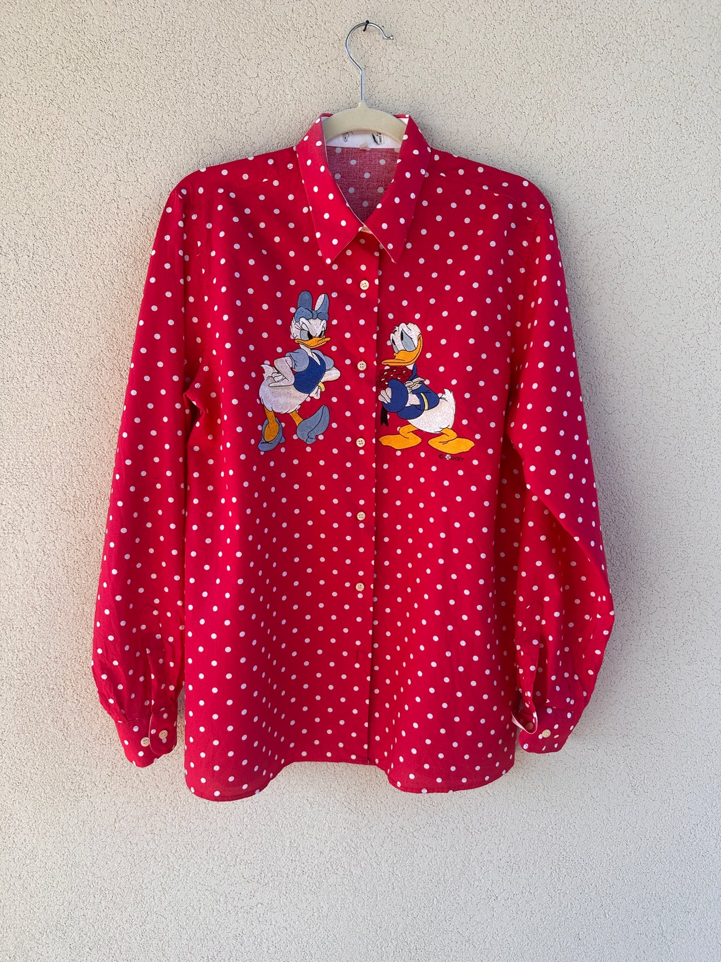 Camicia a pois Paperoni e paperina