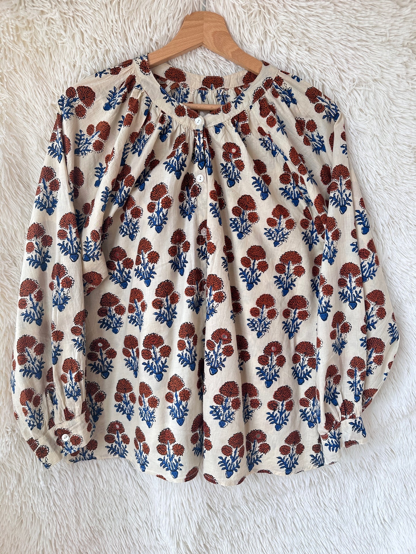 Blusa Boho-Chic "Indian Garden"