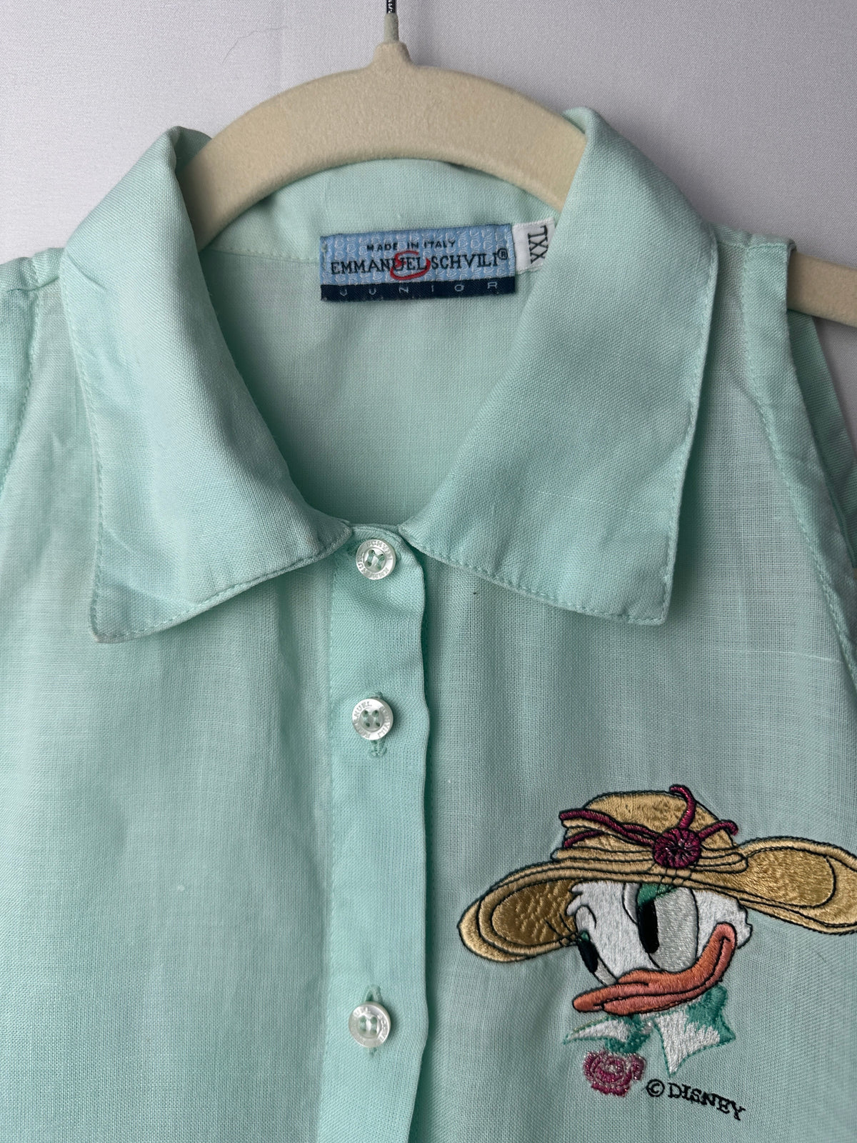 Camicia paperina menta