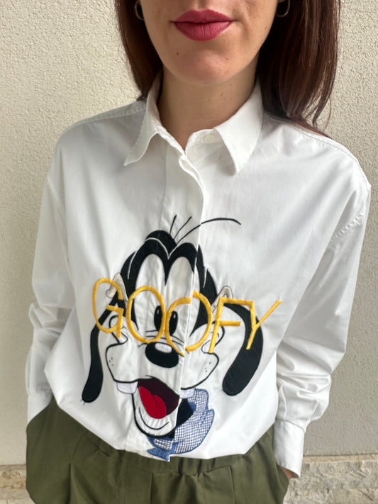 Camicia goffy lettering
