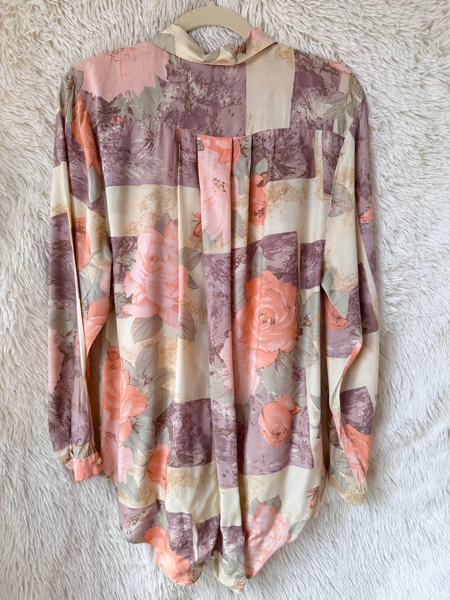 Camicia panelli rose