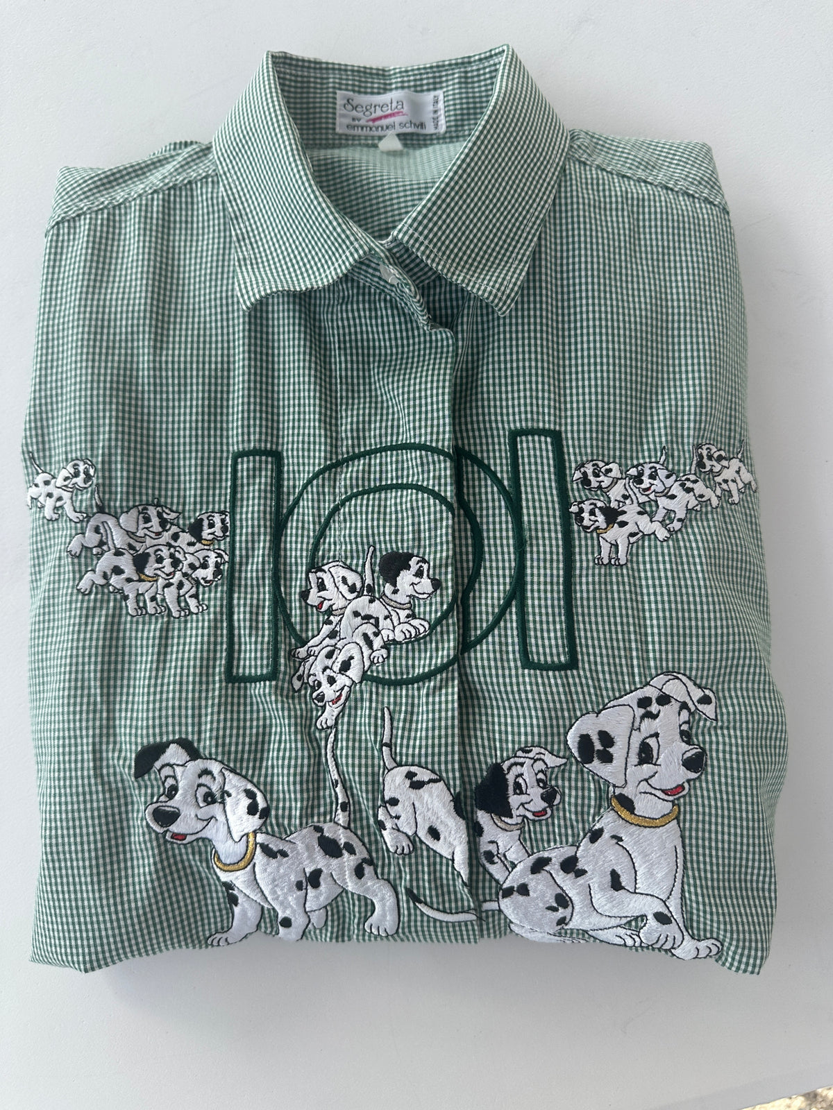 Camicia 101 Vichy verde