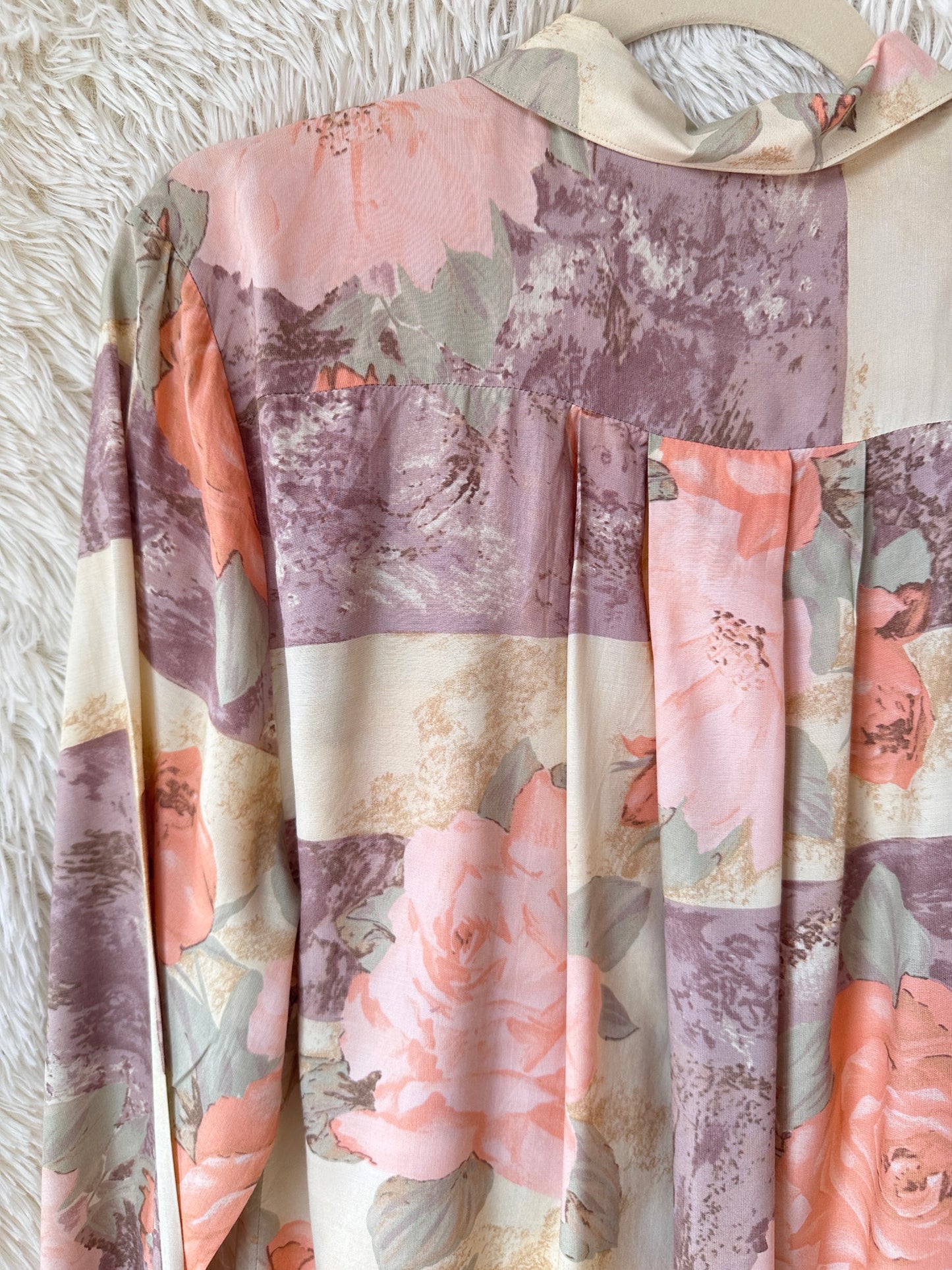 Camicia panelli rose