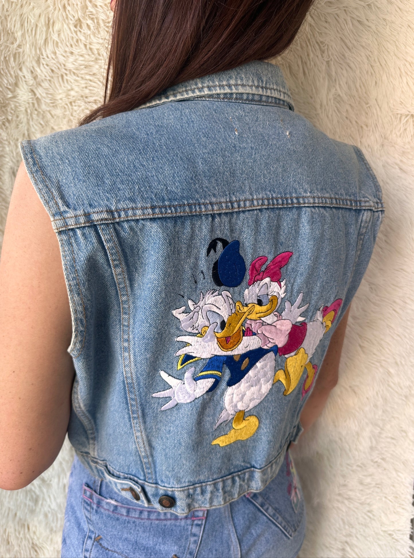 Gilet denim vintage Donald & Daisy