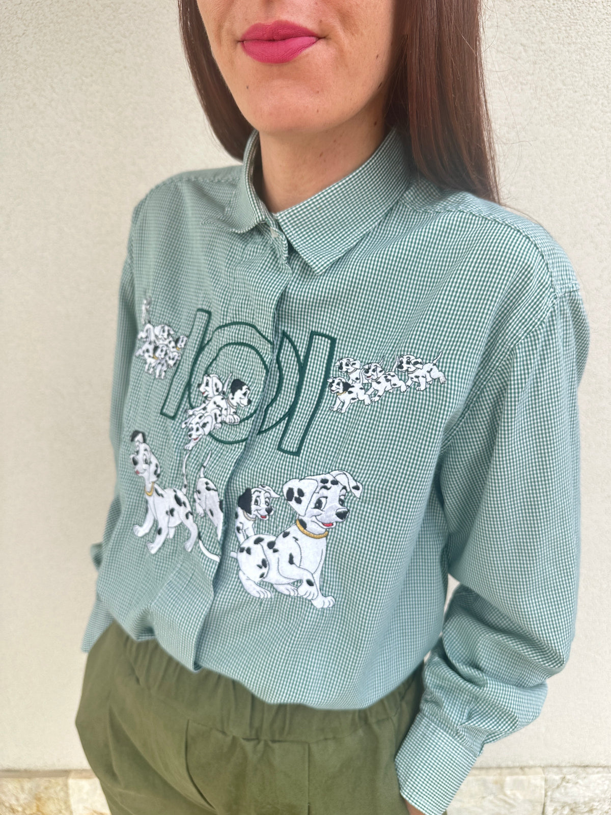 Camicia 101 Vichy verde