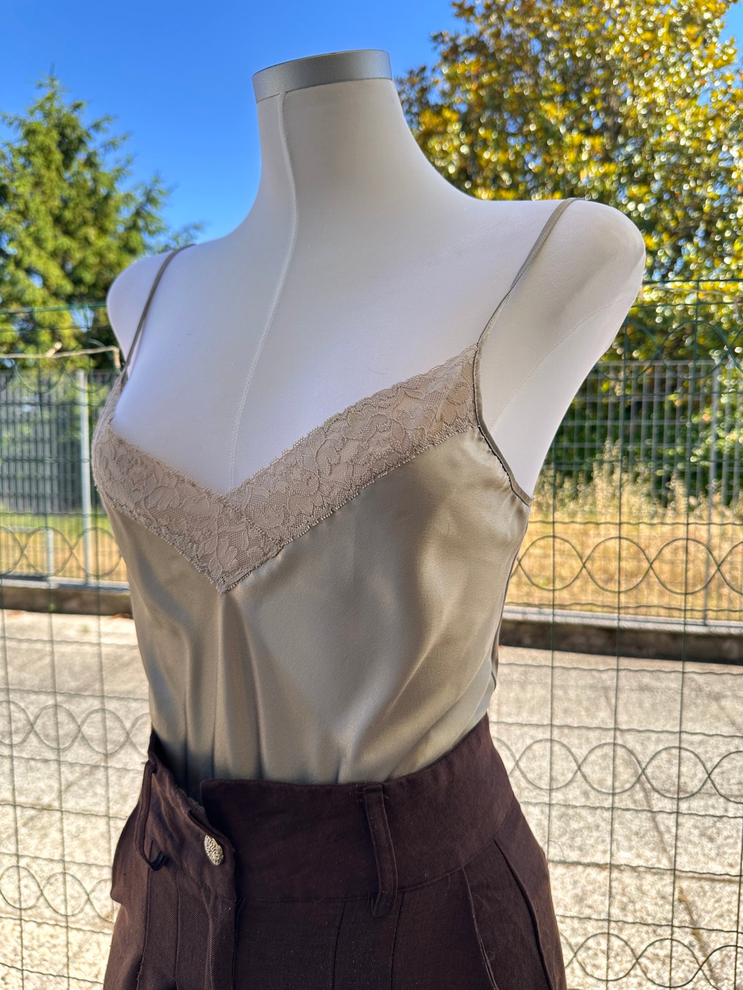 Body pizzo champagne