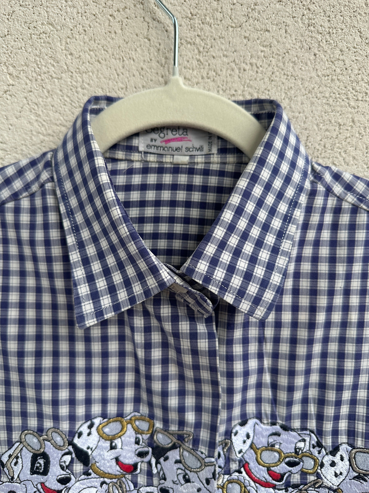 Camicia 101 Vichy blu
