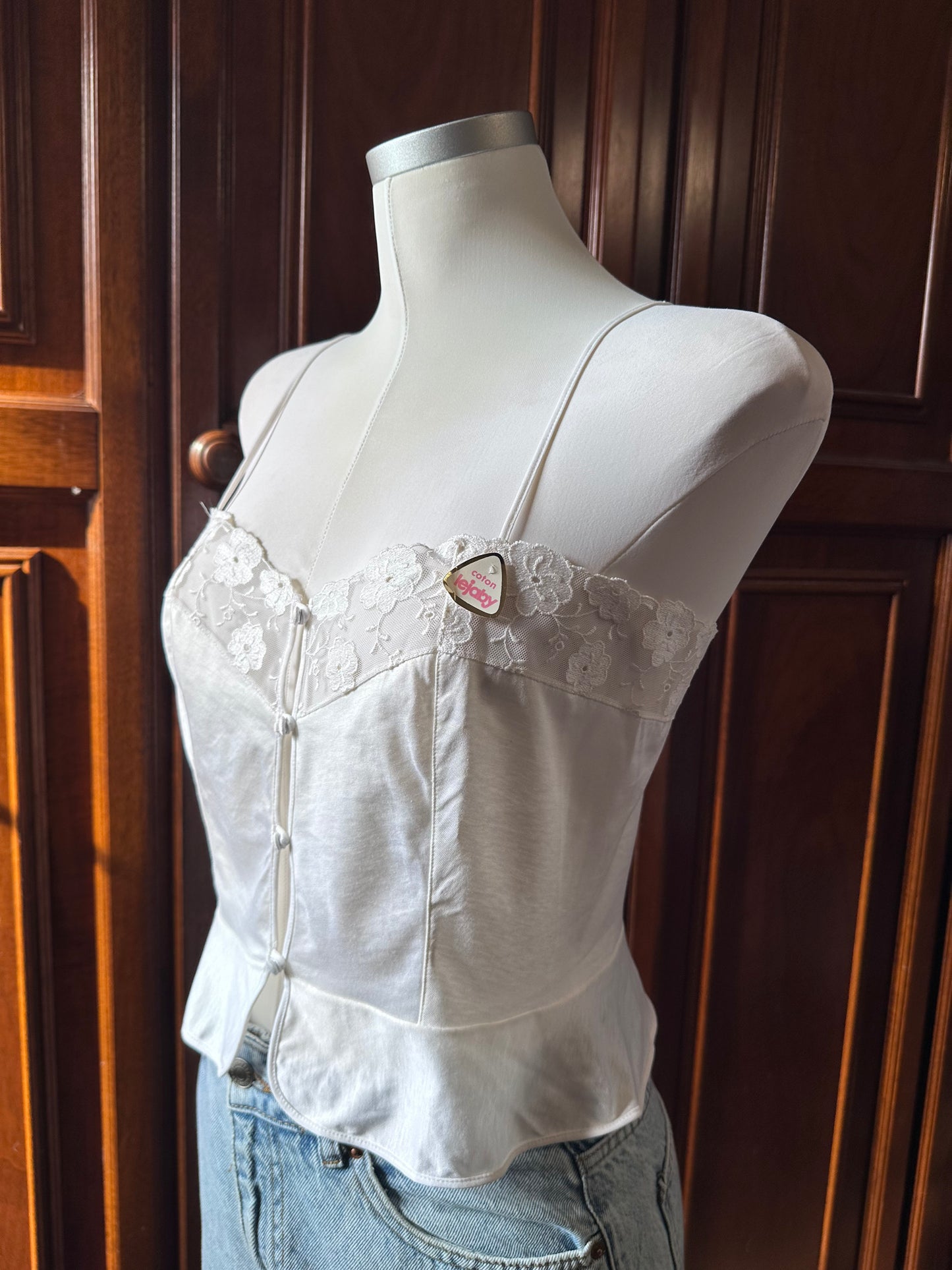 Maison Lejaby cotton lace top