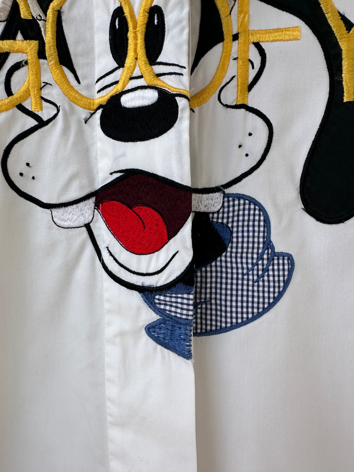 Camicia goffy lettering
