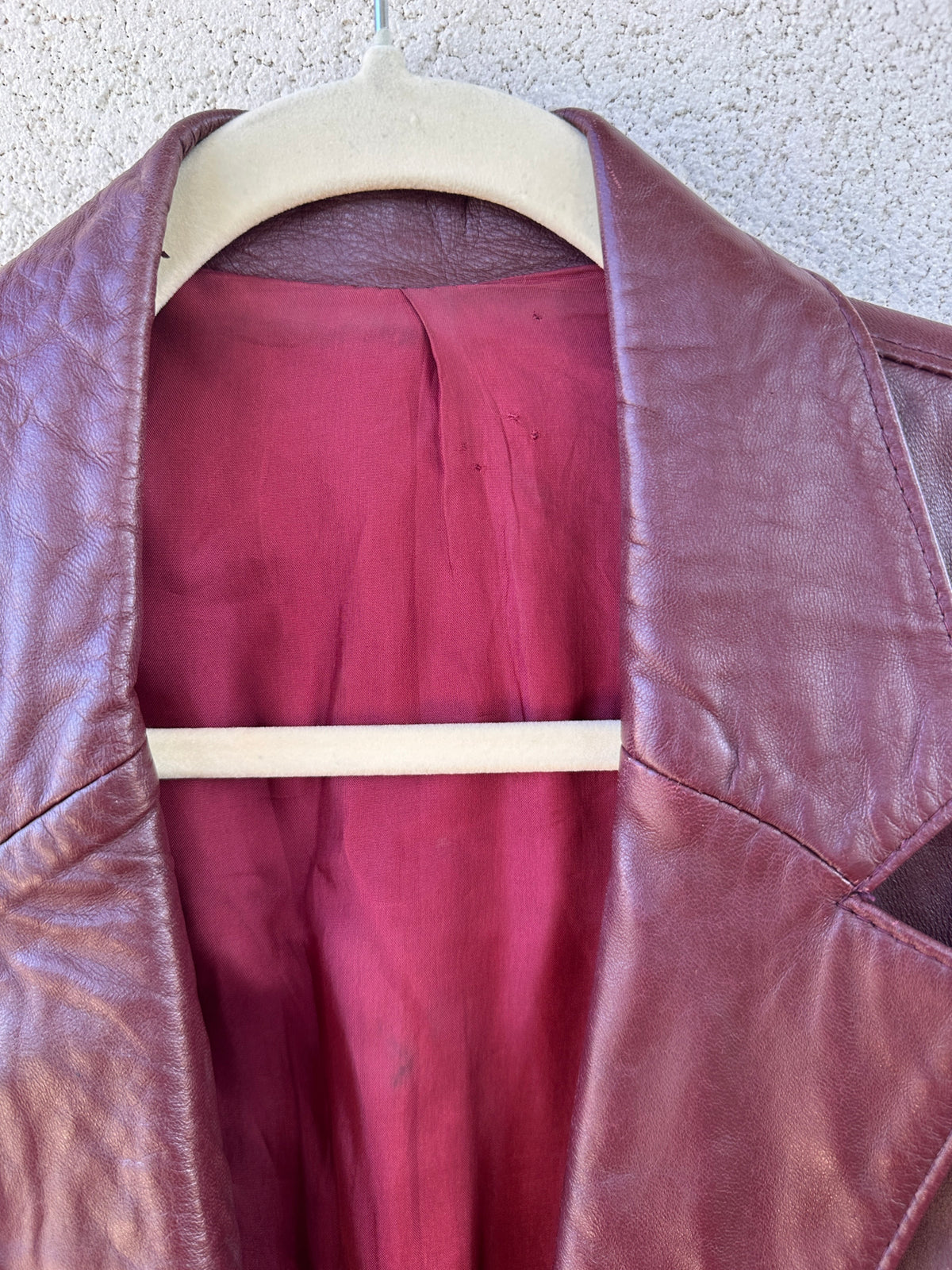 Giacca pelle bourdeux