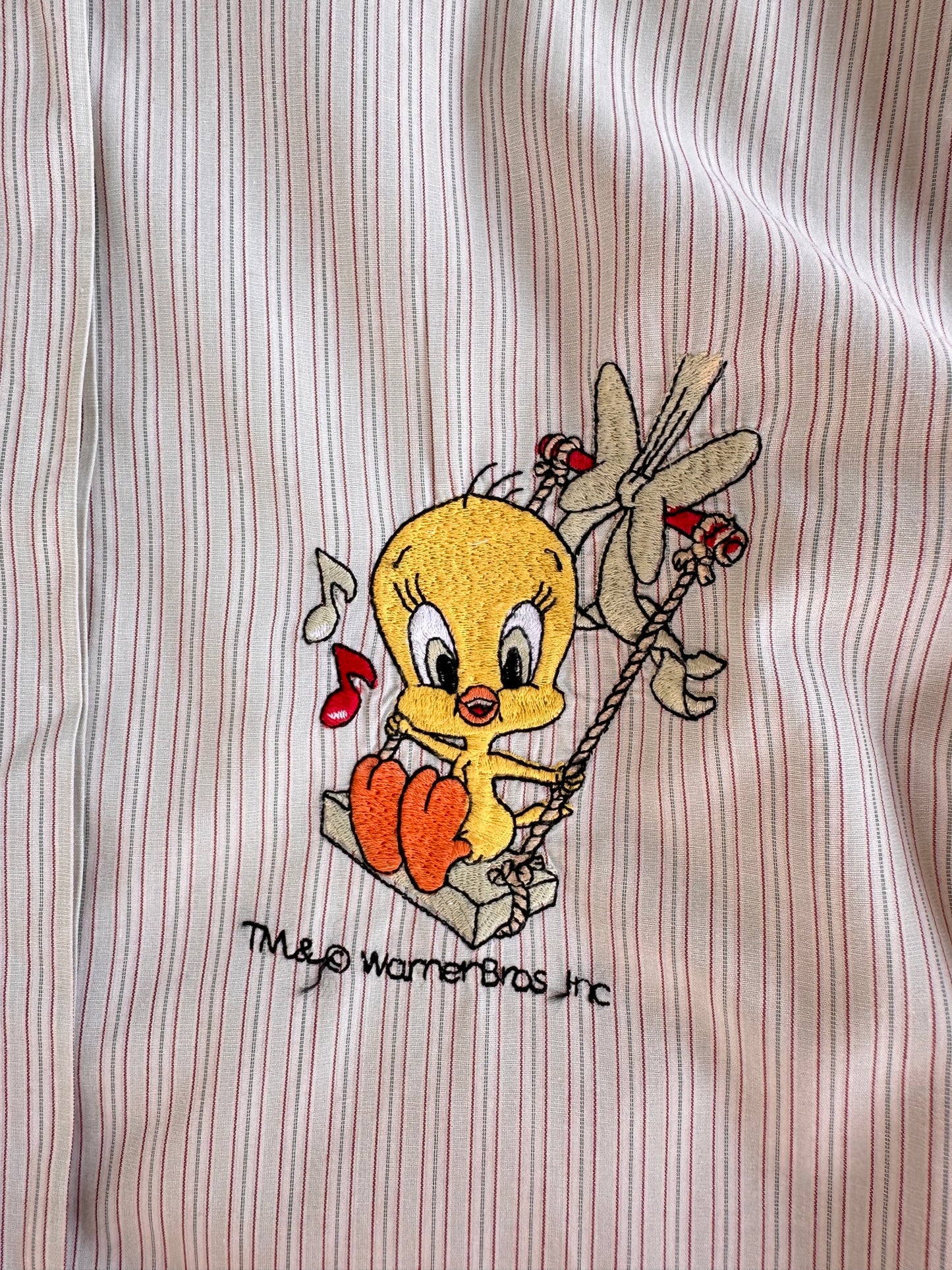Camicia righe Titti altalena