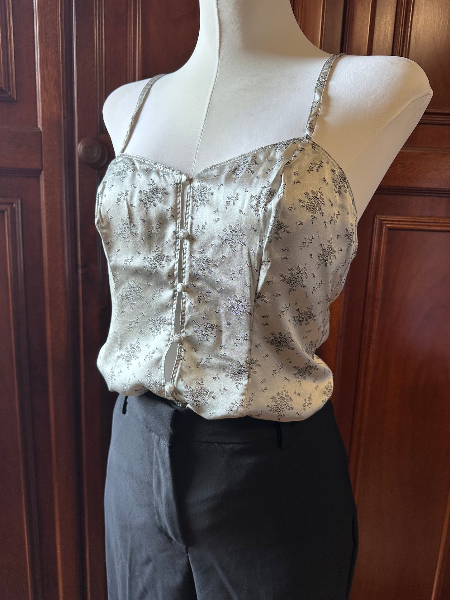 Silk Floral Slip Top — Lejaby