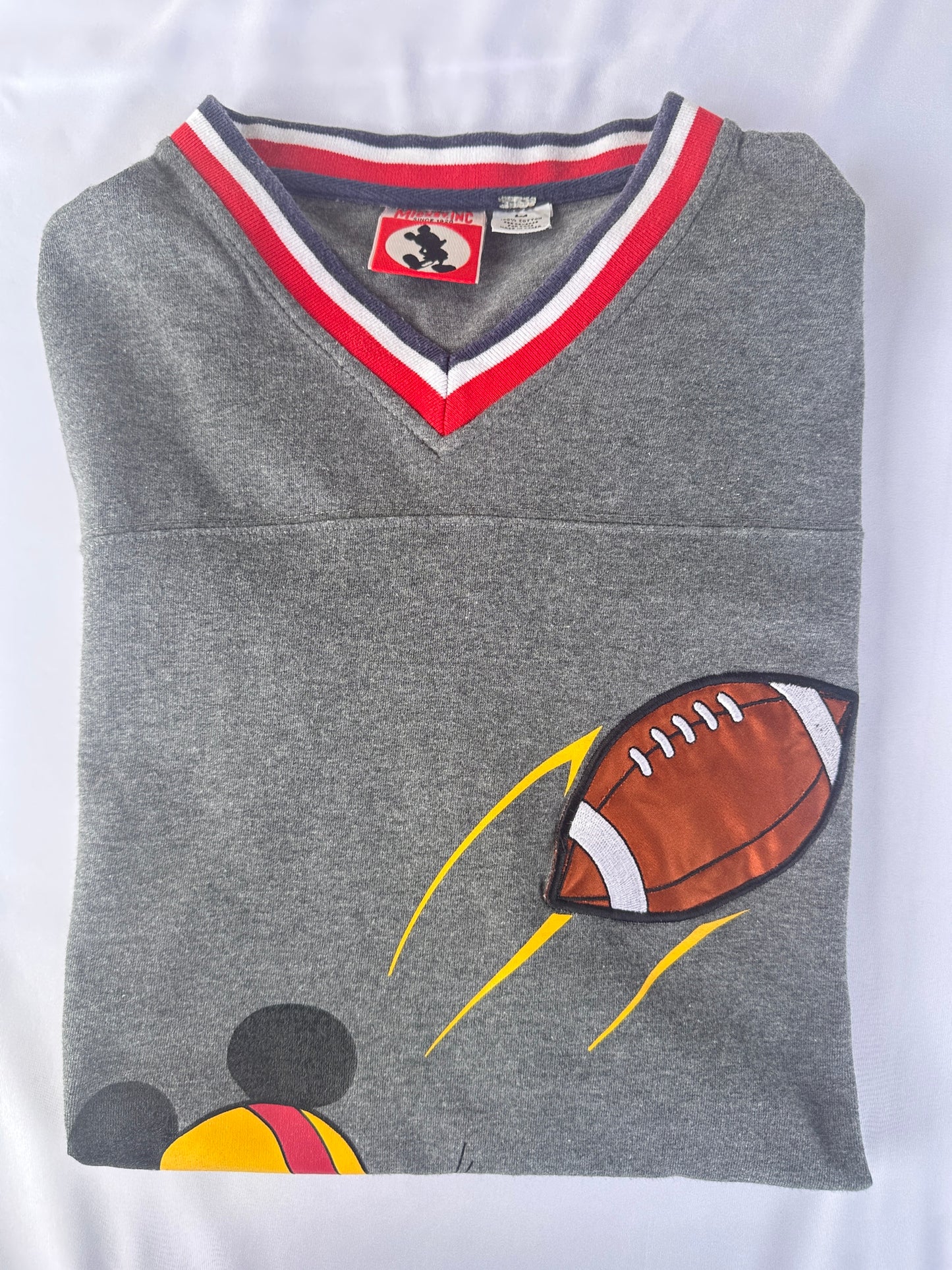 T-shirt mickey football americano