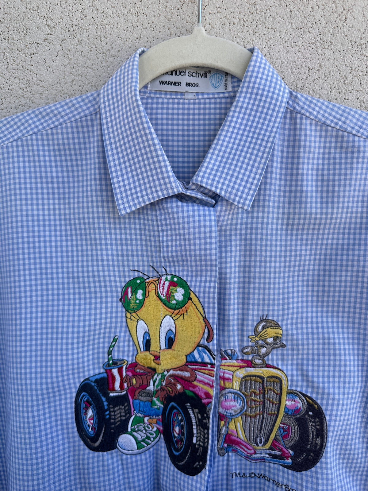 Camicia vichy Titti auto d’epoca