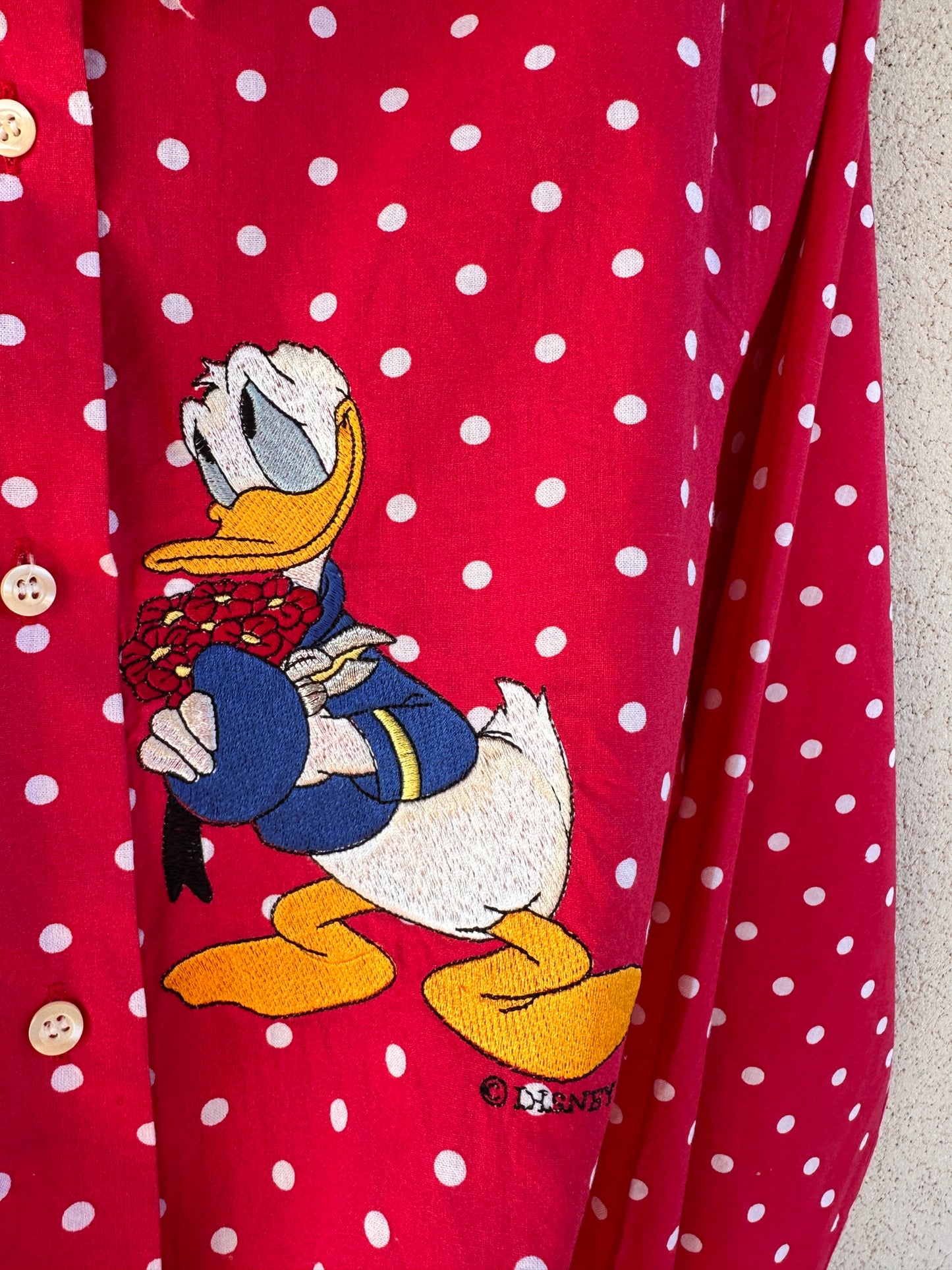 Camicia a pois Paperoni e paperina