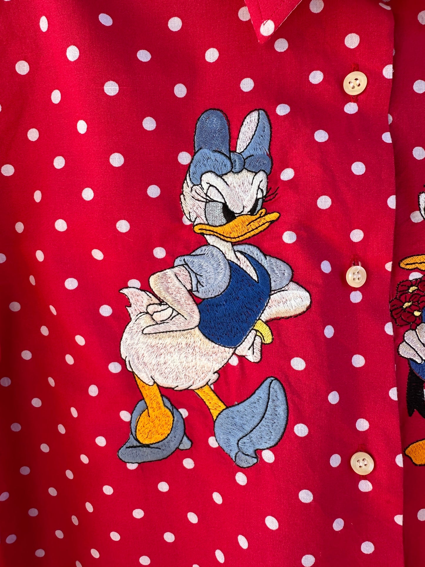 Camicia a pois Paperoni e paperina