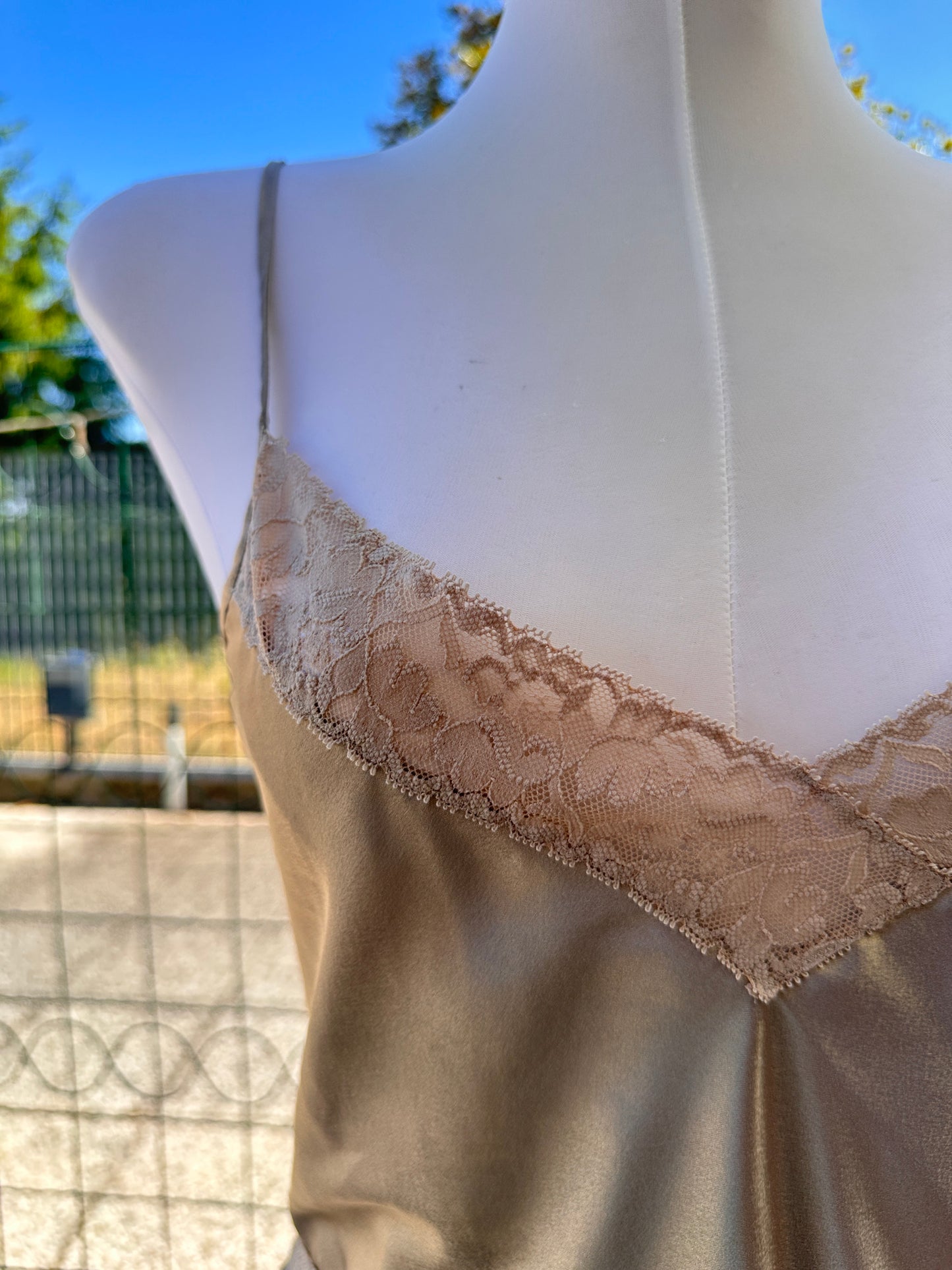 Body pizzo champagne