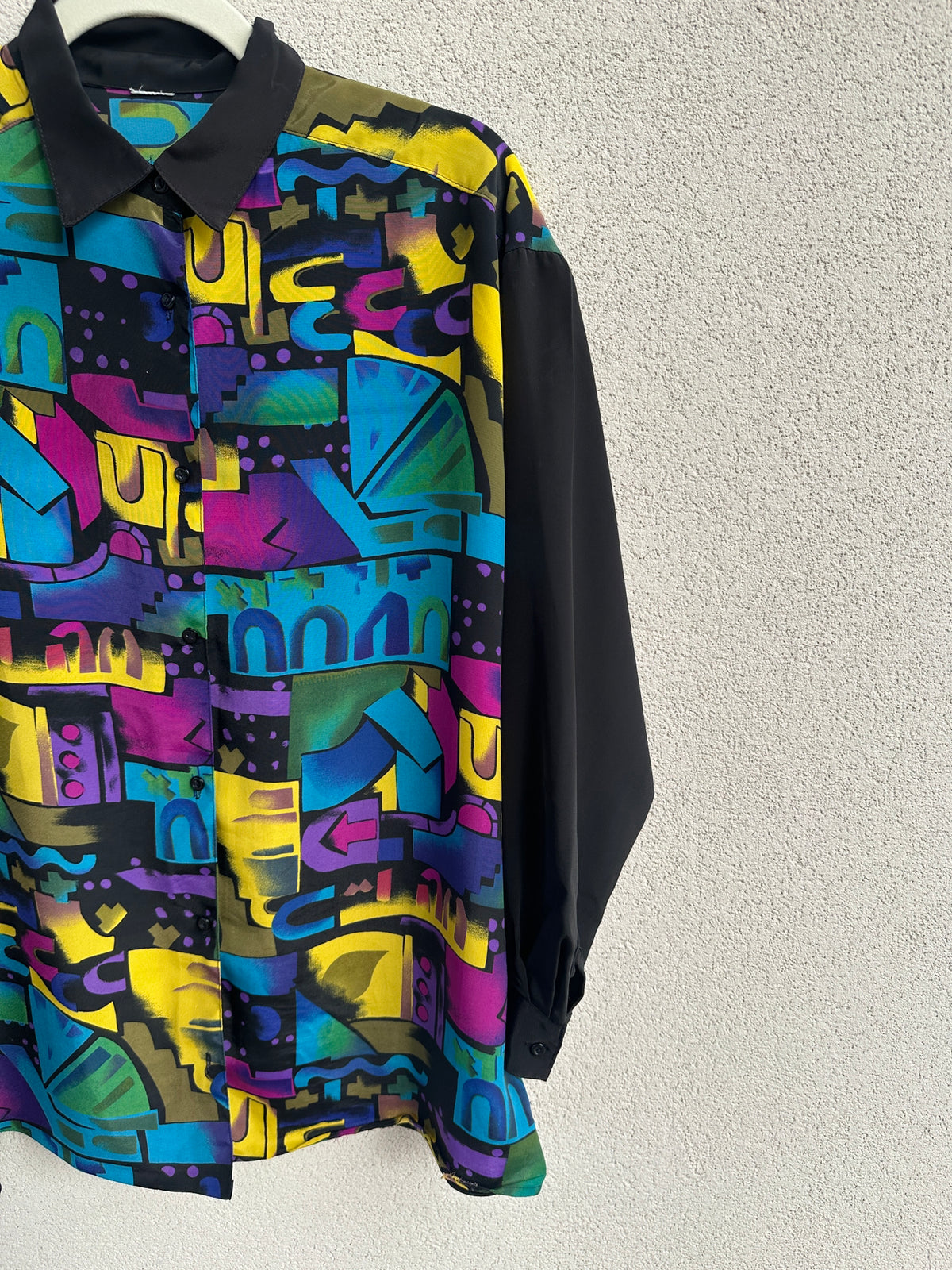 Camicia stampa astratta