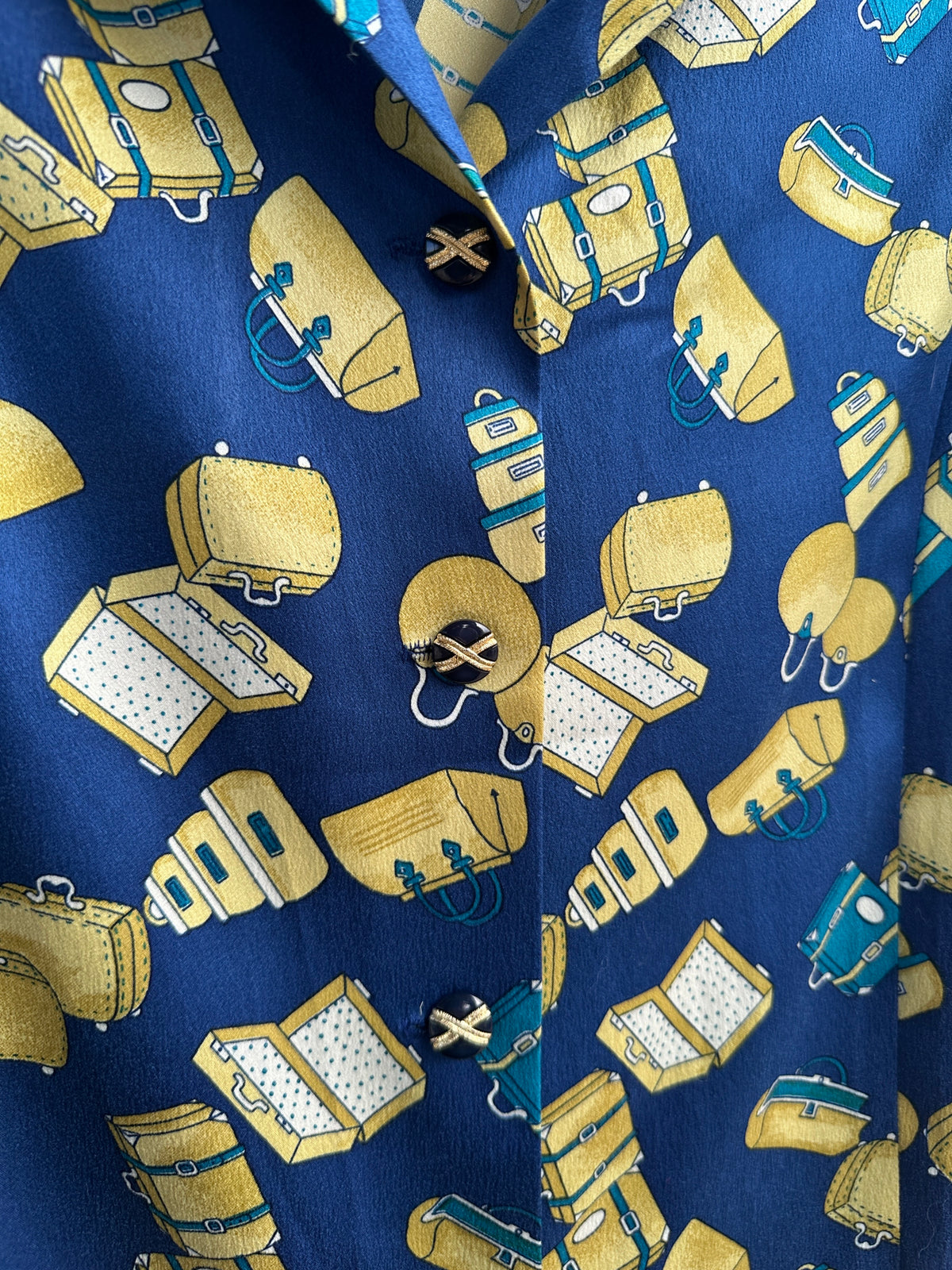 Camicia Vintage Fantasia Valigie