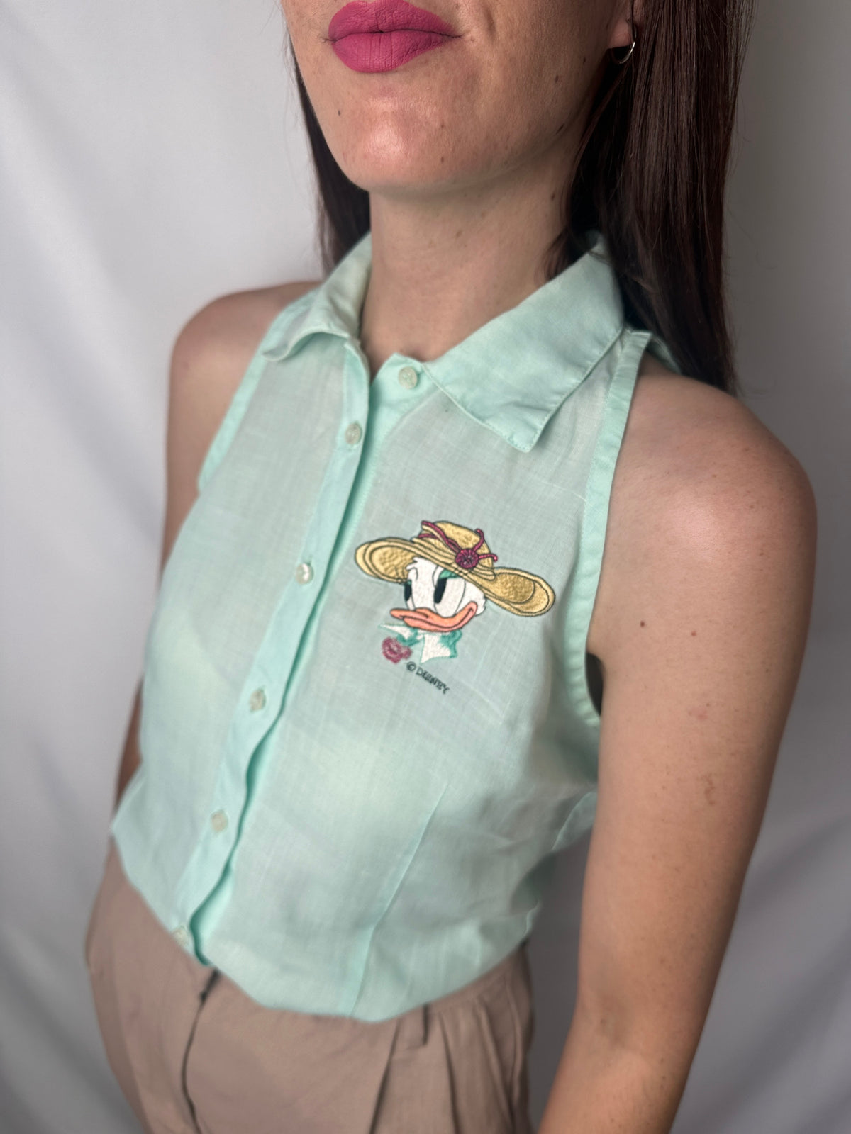 Camicia paperina menta
