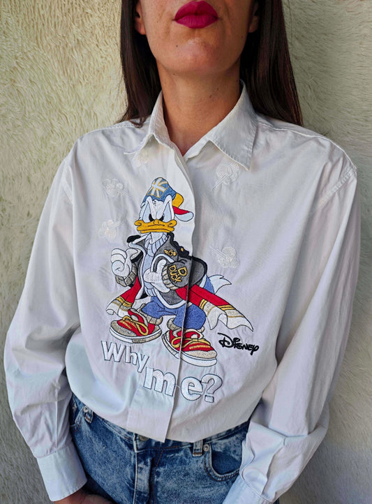 Camicia Donald Duck “Why Me?"
